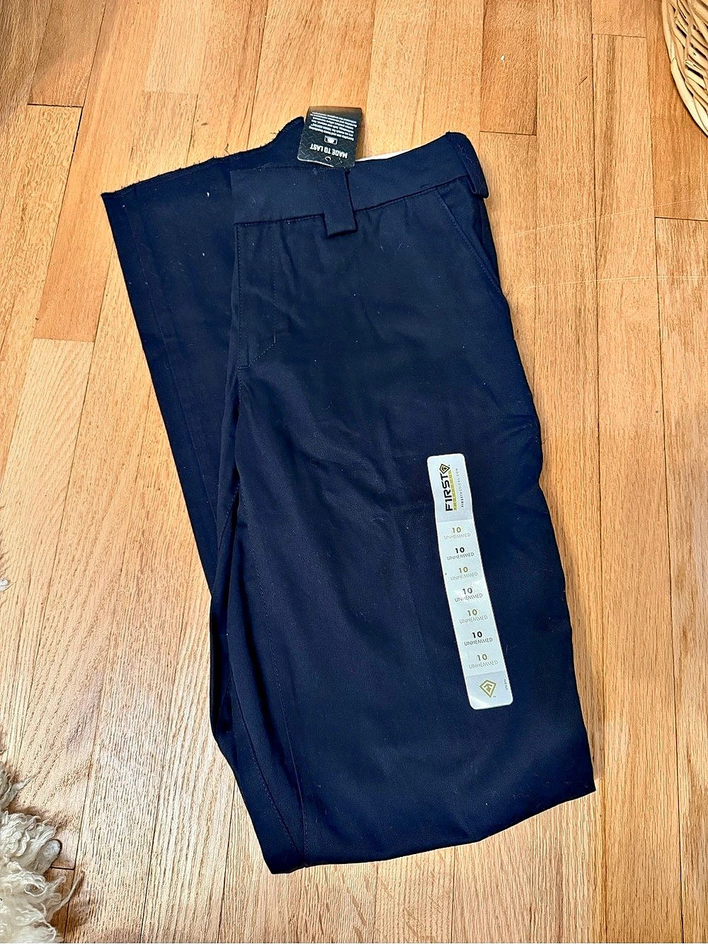 NWT FIRST TACTICAL Women's Cotton Station Pants in Blue Size 10 NWT